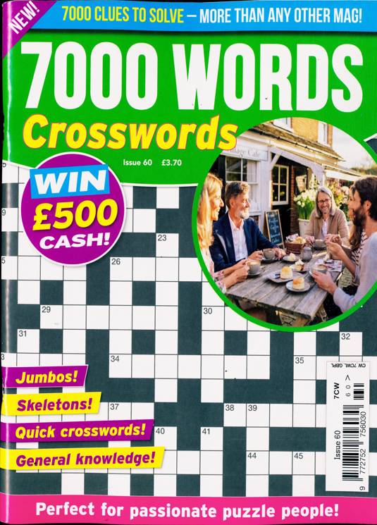 7000 Word Crosswords Issue 58 magazine