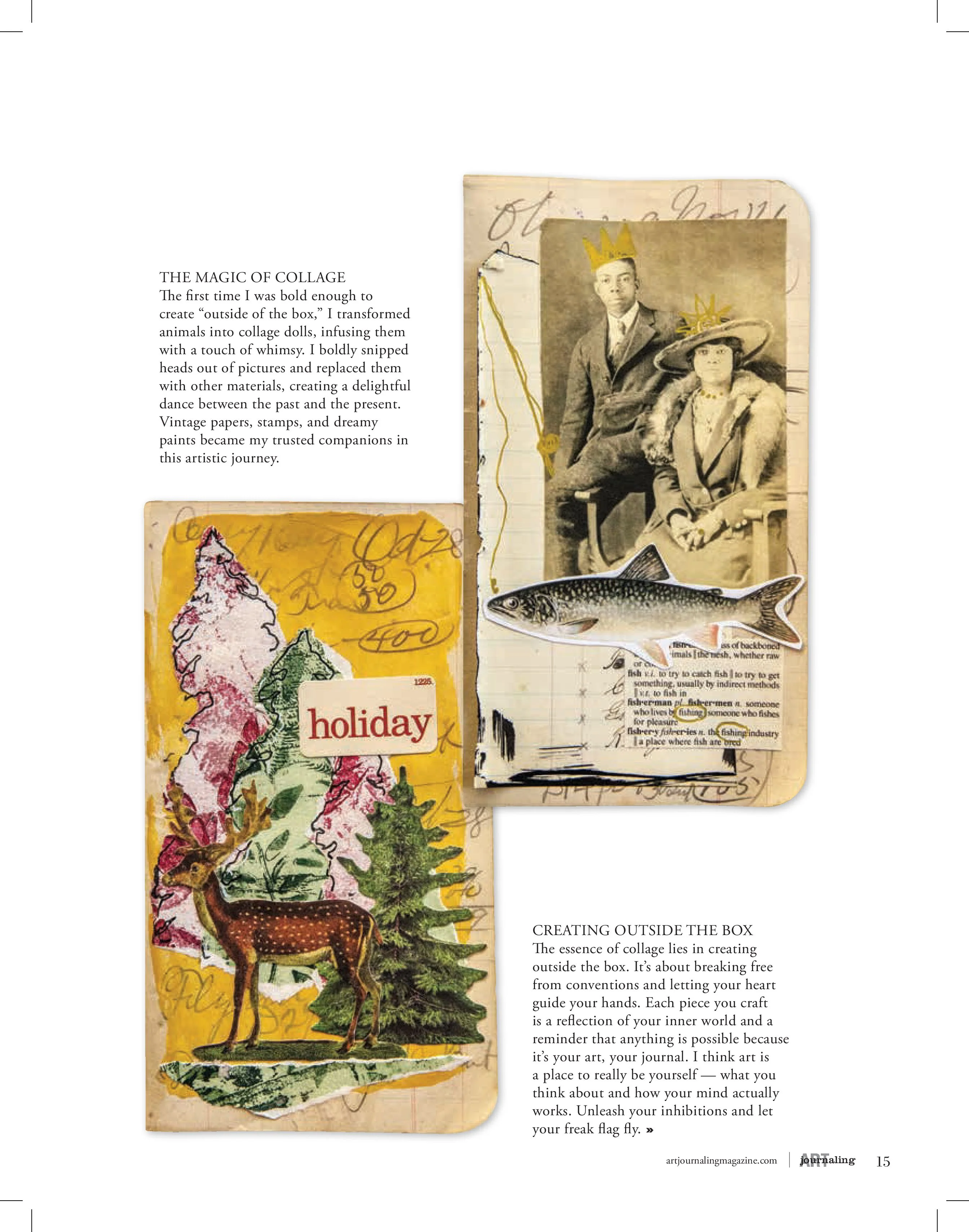 Art Journaling – April/May/June 2024 Magazine Digital - Image 2