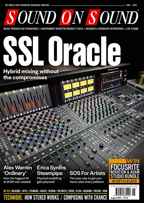 Sound On Sound August 2025 Magazine