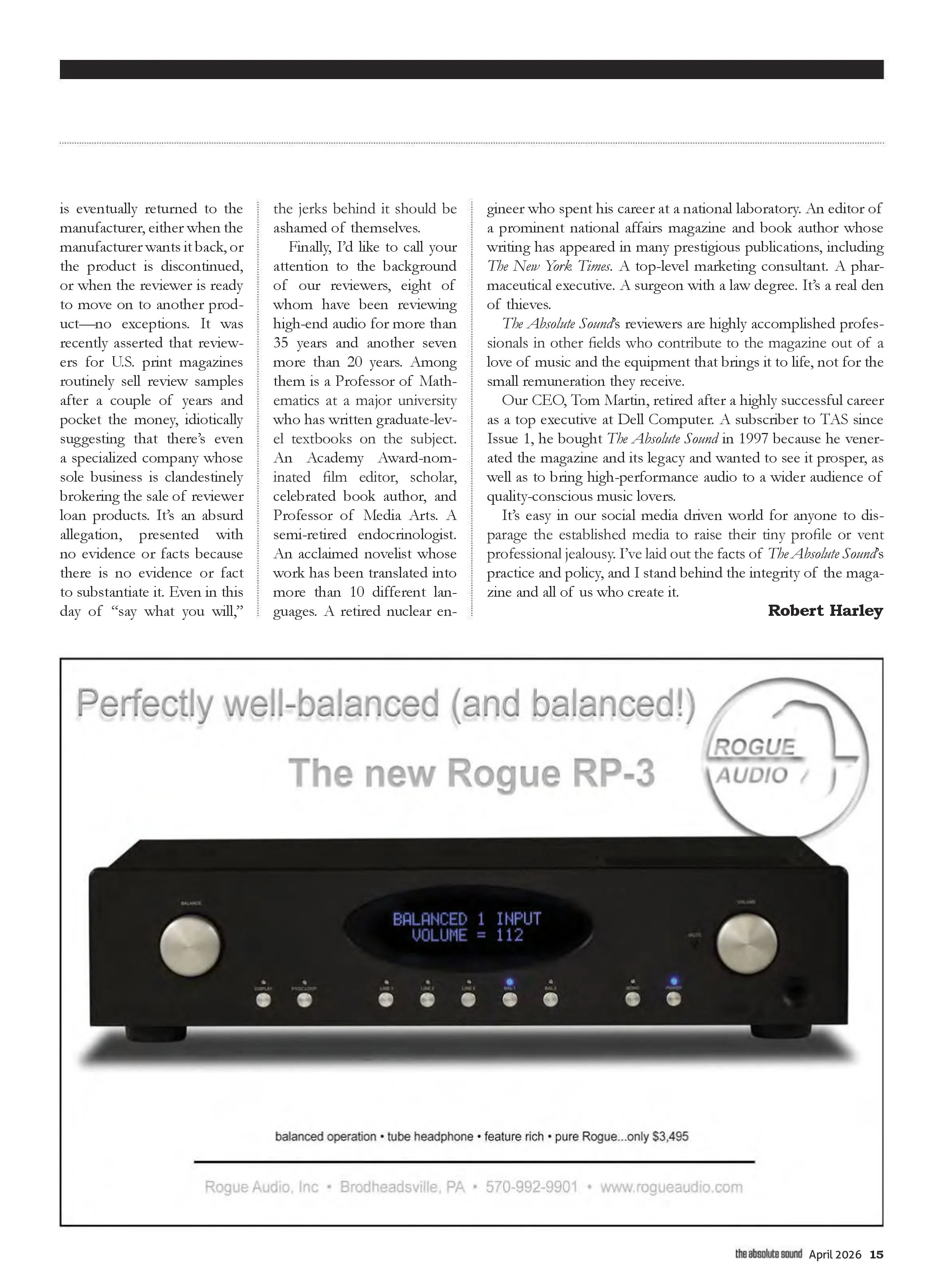 The Absolute Sound – April 2026 Magazine Digital - Image 2